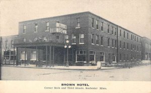 Rochester Minnesota Brown Hotel Vintage Postcard AA35279