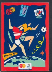 Sport Advertising Postcard-Football Euro '96 Tournament. Posted - T6907