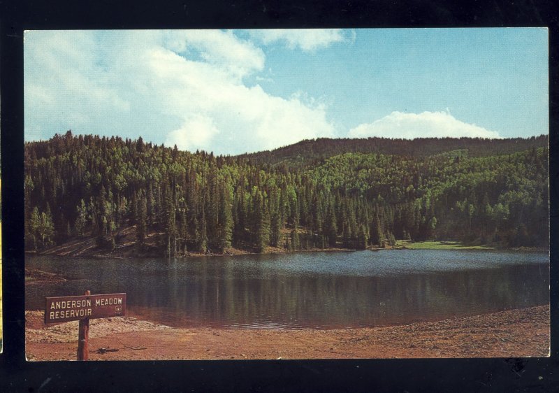 Beaver, Utah/UT Postcard, Anderson Meadow Reservoir