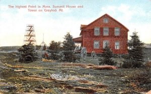 Summit House & Tower in Greylock, MA on Greylock Mt