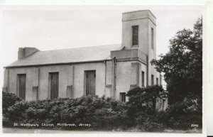 Channel Islands Postcard - St Matthew´s Church - Jersey - Real Photo  Ref TZ8889