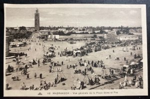 Mint Marrakech Morocco Real Picture Postcard Djma El Fna Square View