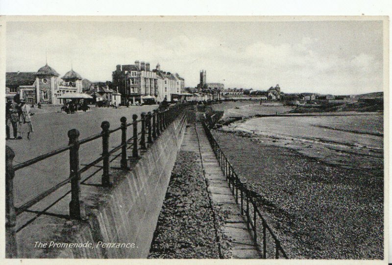 Cornwall Postcard - The Promenade - Penzance - Ref 12223A