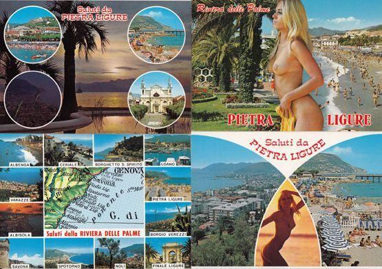 Pietra Ligure Portugal 1980s 4x Exotic Postcard s