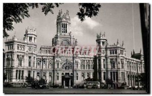 Old Postcard Madrid Palacio de Telecomunicacion