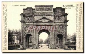 Old Postcard The Orange Triumphal Arch Facing East