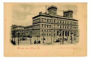 Gruss Aus   Wien (Vienna), Austria. Franz Josefs Railroad Station