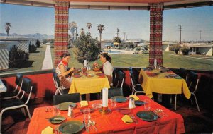 Tucson Arizona glass enclosed dining room The Biltmore vintage pc ZC548831 