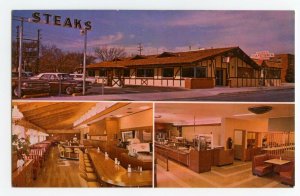 Postcard Brown's Grill Cafeteria Wichita Kansas Standard View Card Old Cars