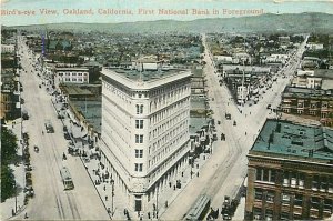 CA, Oakland, California, Bird's Eye View from First National Bank, O. Newman