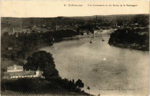 CPA Gironde LIBOURNE Vue d'ensemble et les Rives de la Dordogne (982607)