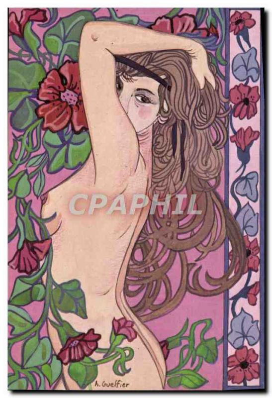 Postcard Modern Naked Woman Naked erotic and beautiful d & # 39autrefois Mari...