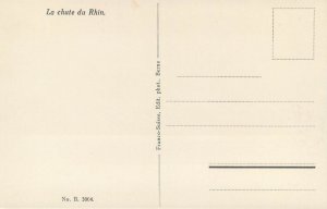 Switzerland Rheinfall photographic postcard