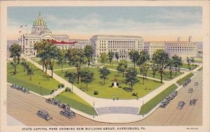 Pennsylvania Harrisburg State Capitol Park Showing New Building Group