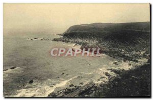 Old Postcard Hendaye Route De La Corniche