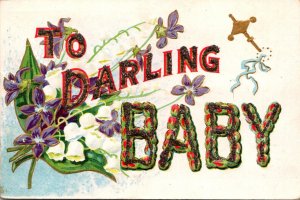 Name Card To Darling Baby