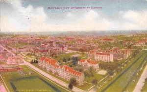 University of Chicago Aerial View Chicago Illinois 1915 postcard