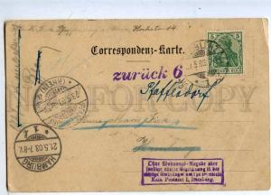 206640 GERMANY GRUSS aus ARENBERG 1903 year RPPC Coblenz