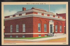 Post Office Salem VA Post Card 5011