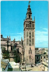 Postcard - Giralda and Cathedral - Seville, Spain