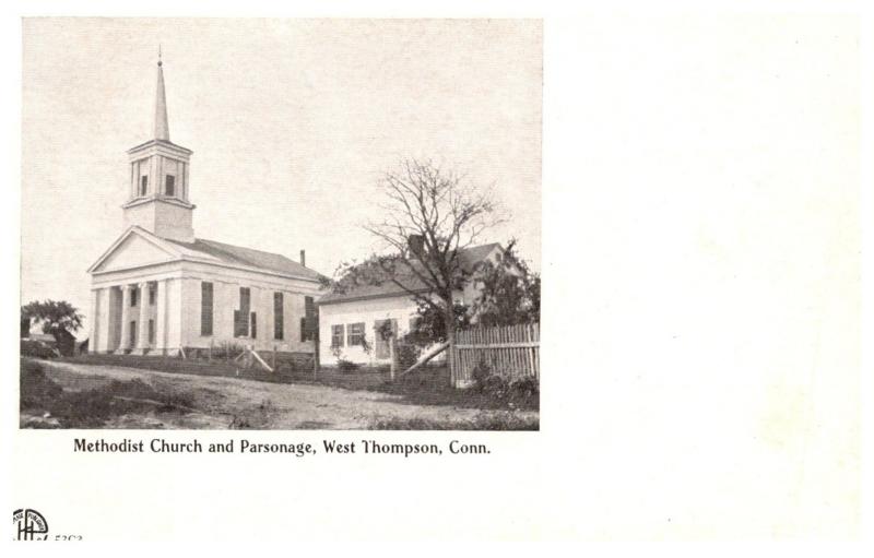 Connecticut  West Thompson , Methodist Church and Parsonage