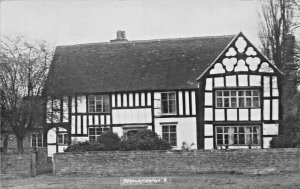 THROCKMORTON ENGLAND~TIMBERED TUDOR HOUSE~PERCY SIMMS #8 PHOTO POSTCARD