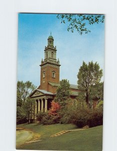 Postcard Swasey Chapel, Denison University, Granville, Ohio