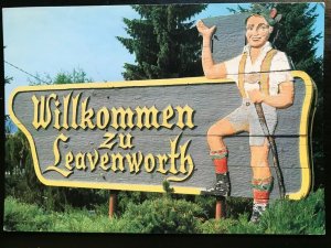 Vintage Postcard 1970-1980 Willkommen zu Leavenworth Leavenworth Washington