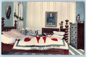 St. Paul Minnesota Postcard White Bear Lake Lux Memory Doll House Interior c1940