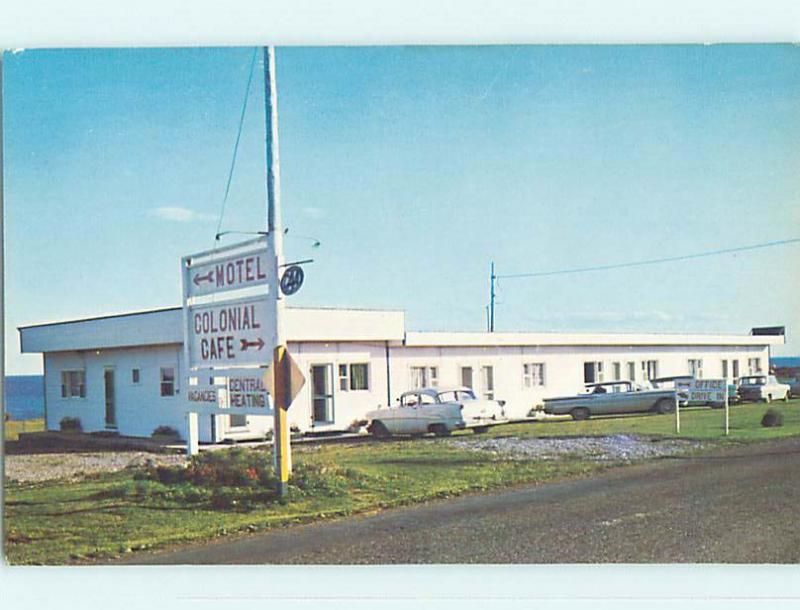 Unused Pre-1980 COLONIAL MOTEL Port-Daniel-Ouest - Gaspe Peninsula QC o0272