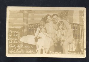 RPPC CLACKAMAS OREGON KING OF KINGS ADVERTISING VINTAGE REAL PHOTO POSTCARD