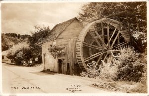 RPPC Weston NC The Old Mill North Carolina W.M. Cline Photo 1930s Postcard X10