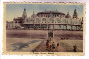 People at Kursaal, Ostende Belgium, 1948