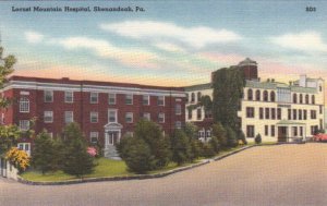 Postcard Locust Mountain Hospital Shenandoah PA