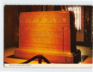 Postcard Interior of Lincoln's Tomb, Springfield, Illinois