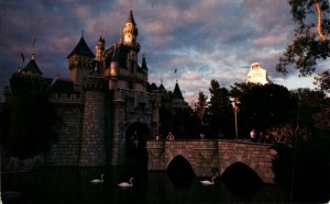 Disneyland Anaheim Sleeping Beauty Castle Chrome Postcard 08.71