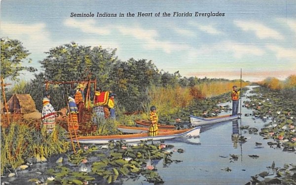 Seminole Indians, Florida Everglades, USA