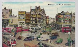 Piccadilly Circus London England used c1950's