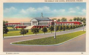 WINCHESTER VIRGINIA LOT OF 4 POSTCARDS 1940s-HANDLEY-WELL-BYRD-TREE HOUSE