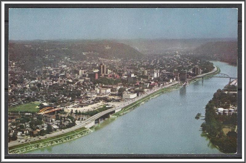 West Virginia, Aerial View of Kanawha Boulevard - [WV-007]