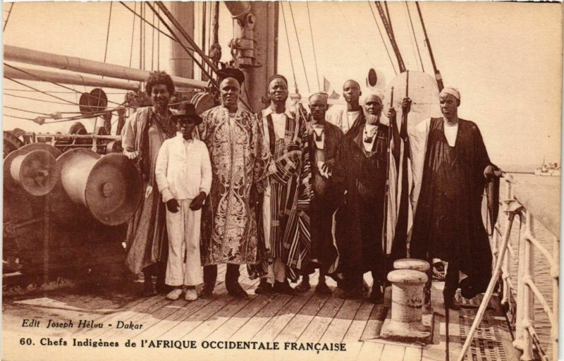CPA AK Chefs Indigenes de l'Afrique Occ.Francaise SENEGAL (822045)