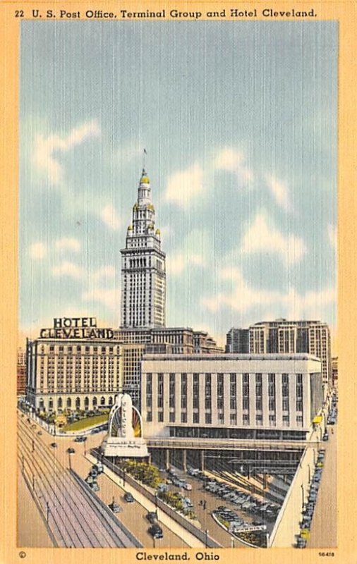 U. S. Post Office, Terminal Group, Hotel Cleveland Cleveland, Ohio OH