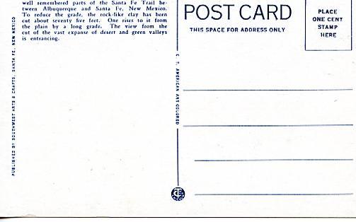 NM - Santa Fe Trail Big Cut