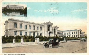 Vintage Postcard Art Museum Fenway & Huntington Landmark Boston Massachusetts MA