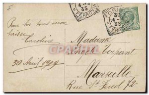 Postcard Old Cow Cows