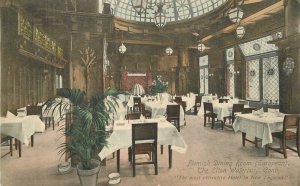 Connecticut Elton Waterbury Flemish Dining room C-1910 Postcard 22-6815