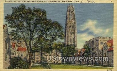 Branford Court and Harkness Tower - New Haven, Connecticut CT