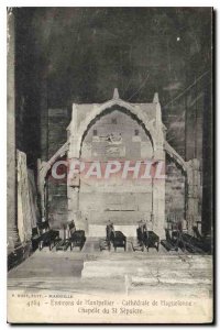 Old Postcard Around Montpellier Cathedral of Maguelonne Chapel of St Sepulcher