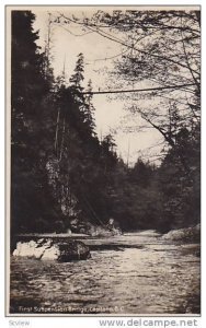 RP, First Suspension Bridge, Capilano, British Columbia, Canada, 1920-1940s