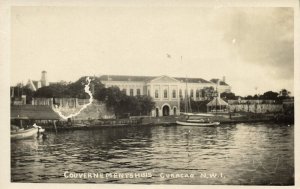 curacao, D.W.I., WILLEMSTAD, Government House (1930s) RPPC Postcard